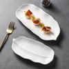 RuHan Ceramic Banana Leaf Serving Plate