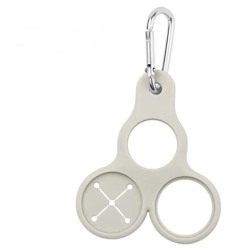 

Креативный крючок-карабин для бутылки с водой, силиконовый многофункциональный ленточный крючок, инструмент для кемпинга Light grey 1pcs