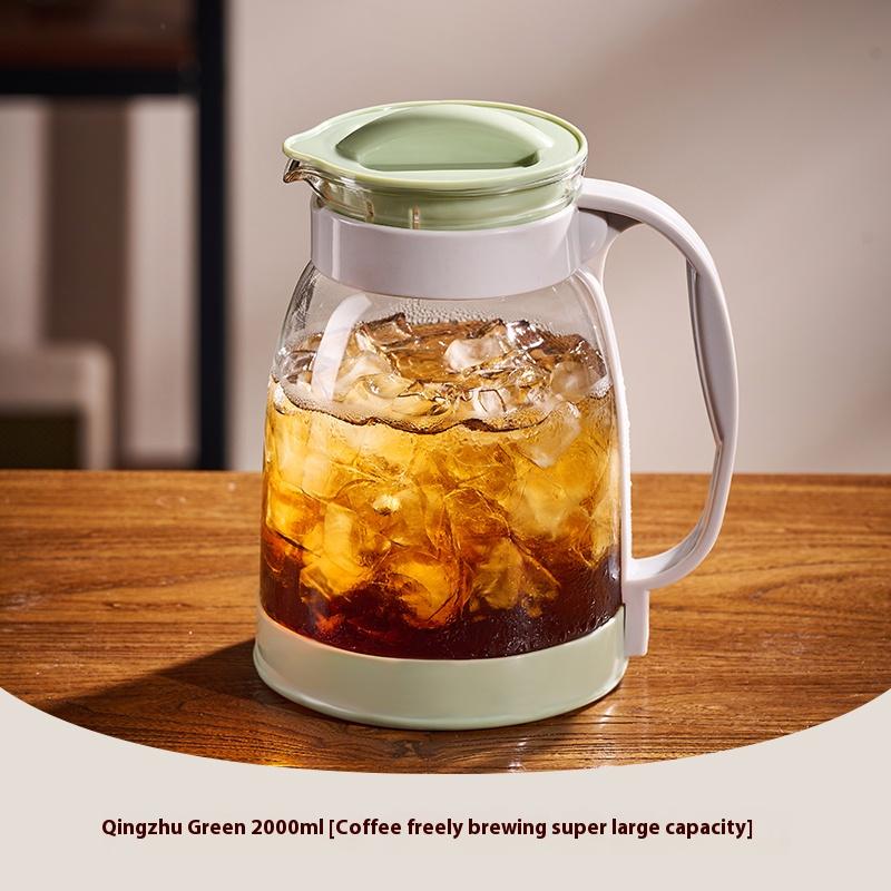 Gianxi Coffee Pot Household Hand Brewing Coffee Set Large Capacity Teapot Glass High Temperature Resistant Fruit Coffee Pot