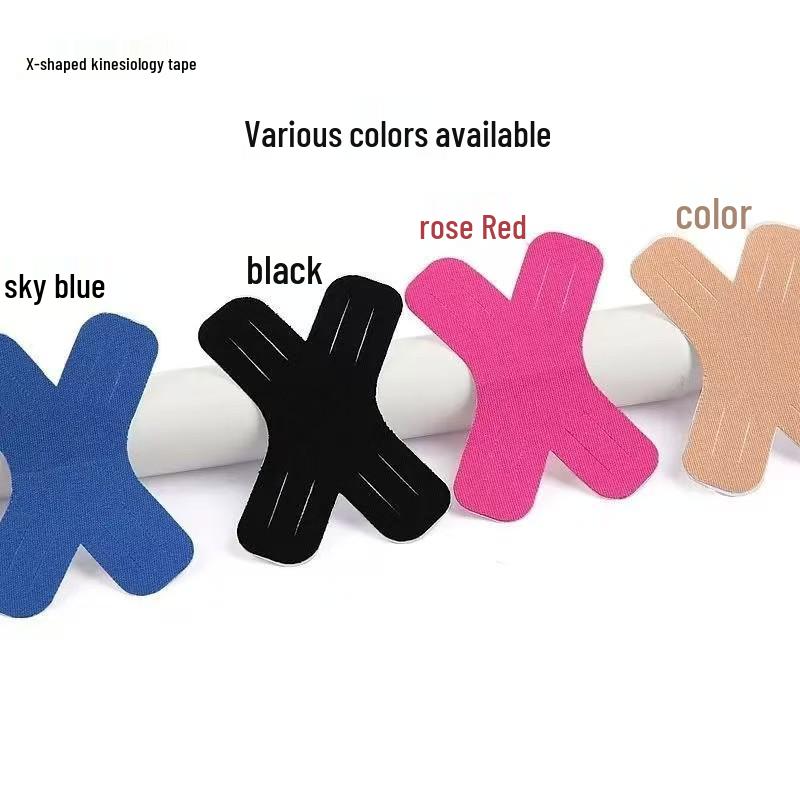 Pre-cut X-Shaped Kinesiology Sports Tape for Knee Support