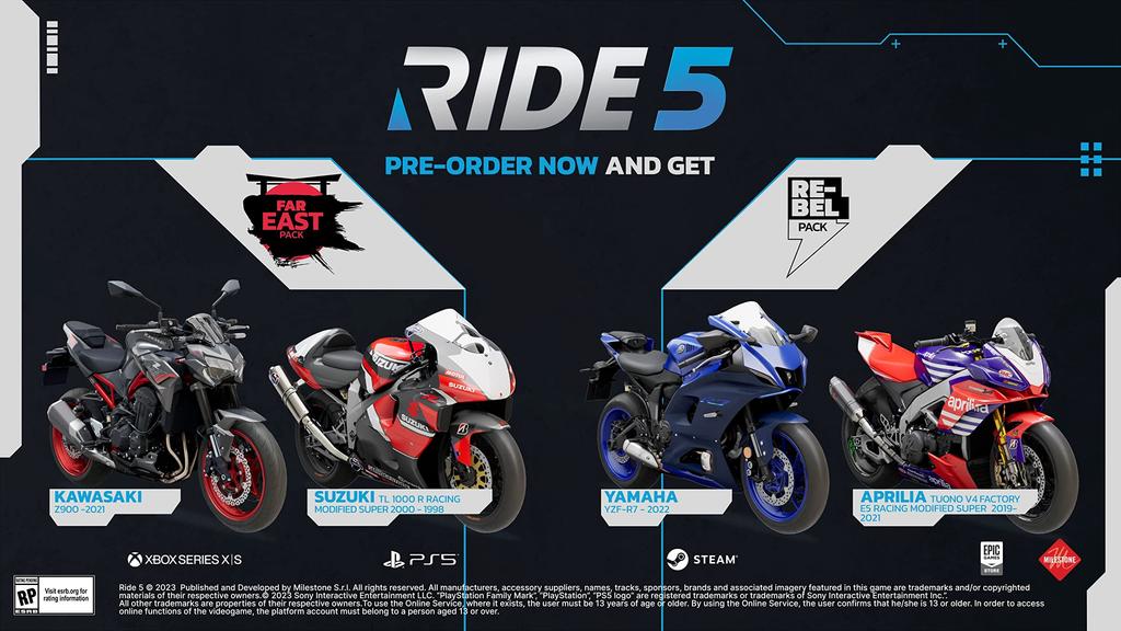 RIDE 5 PS5 -