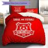 FC Hermannstadt Bedding Quilt Set Quilt Cover Pillowcase Home Decoration Birthday Gift (1 * duvet cover + 2 * pillowcase, without core)