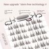 With Jelly Glue Strips Manga Lashes No Stem No Glue 3D False Eyelashes  Party Supplies