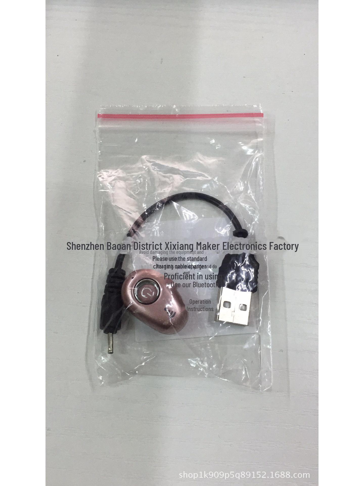 

S650 Mini Wireless Bluetooth 5.0 спортивные наушники-вкладыши - одно ухо стереогарнитура transparent bag роза розовый