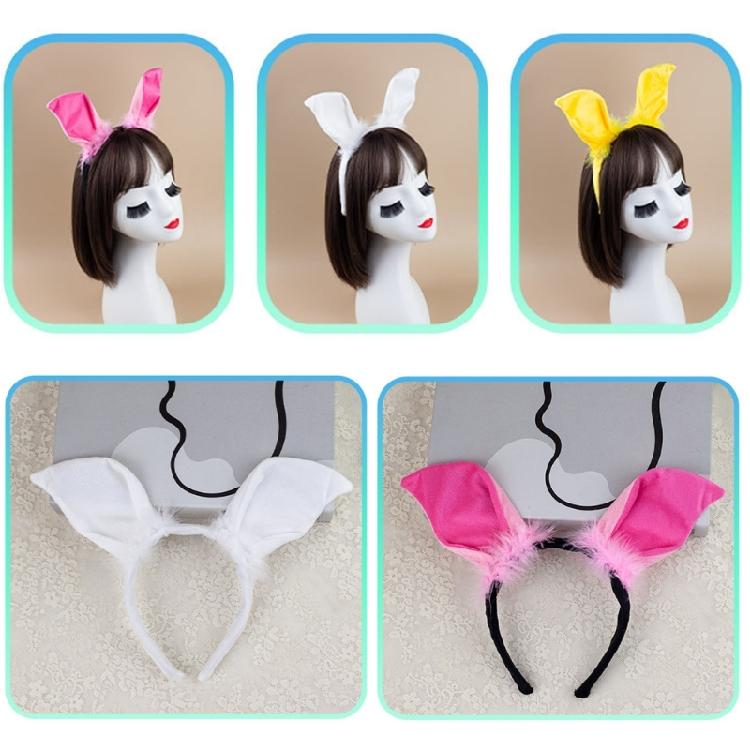 1/3/4pcs Pig Costumes Accessories with Pig Ears Headband,Bowtie,Gloves,Tail,Tutu Skirt Halloween Animal Dress Up Set