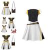 Kpop Demon Hunters Cosplay Girl Dress With Milk Silk Fabric For Summer Kids Dress Up
