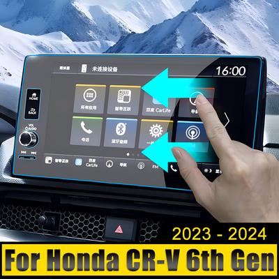 Autozubehör für Honda CR-V CRV 6. Generation 2023 2024 2025 Hybrid gehärtetes Glas GPS-Navigationsbildschirm Schutzfolie Aufkleber