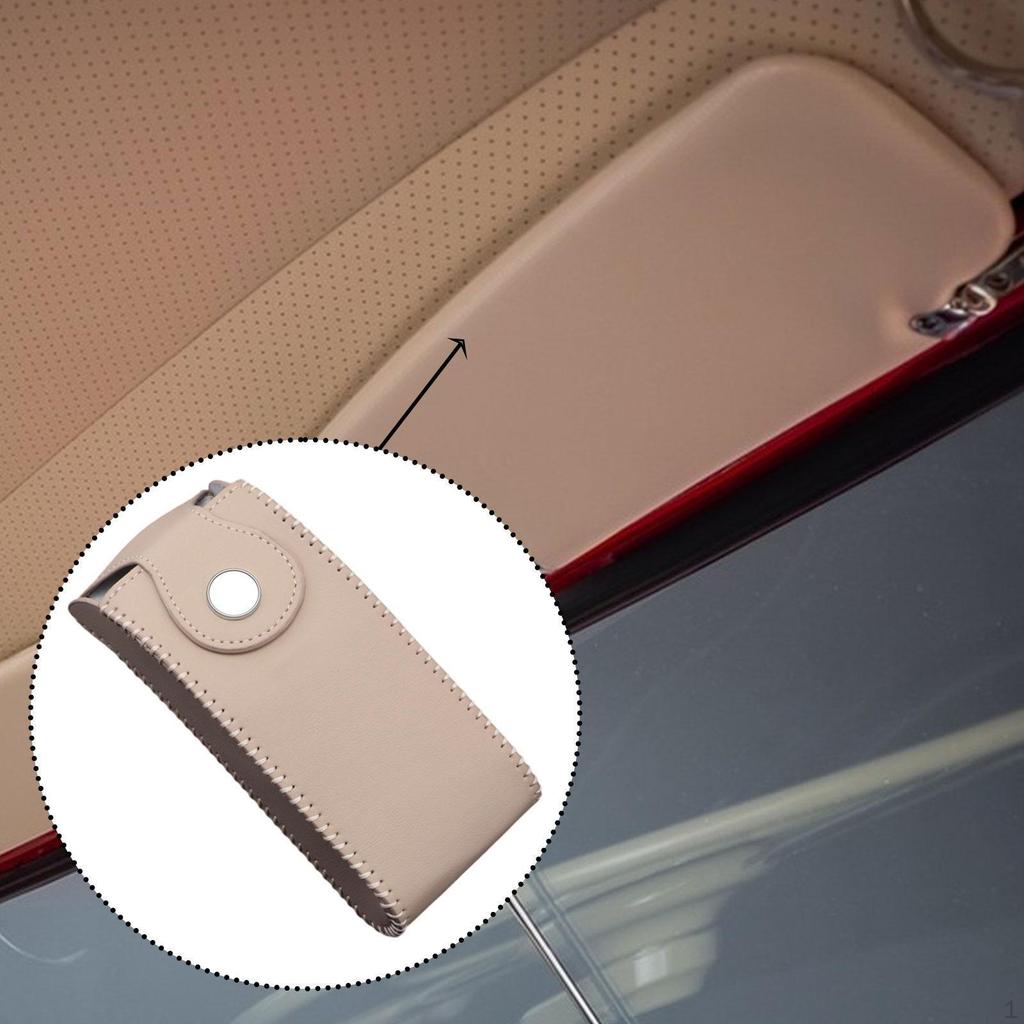 Car Sun Visor Sunglasses Holder Eyeglasses Organizer Easy Installation Compact Glasses