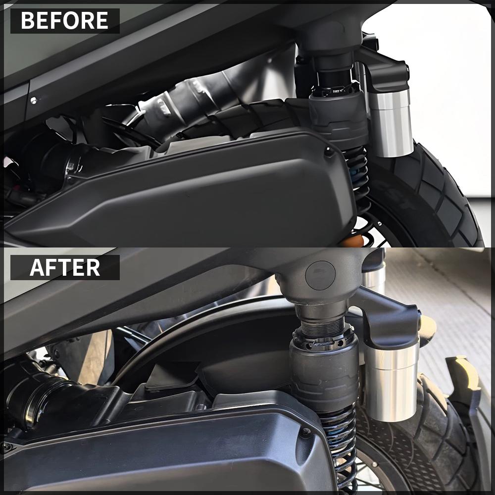 Fit For ZONTES 368G 368 G Motorcycle Length Extended Rear Wheel Fender Cover Splash Guard Modified Accessories Mudguard PP