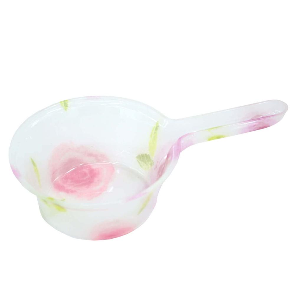 OKA Romance Hand Regina Acrylic (Pink) Bucket, 16.5cm Diameter,