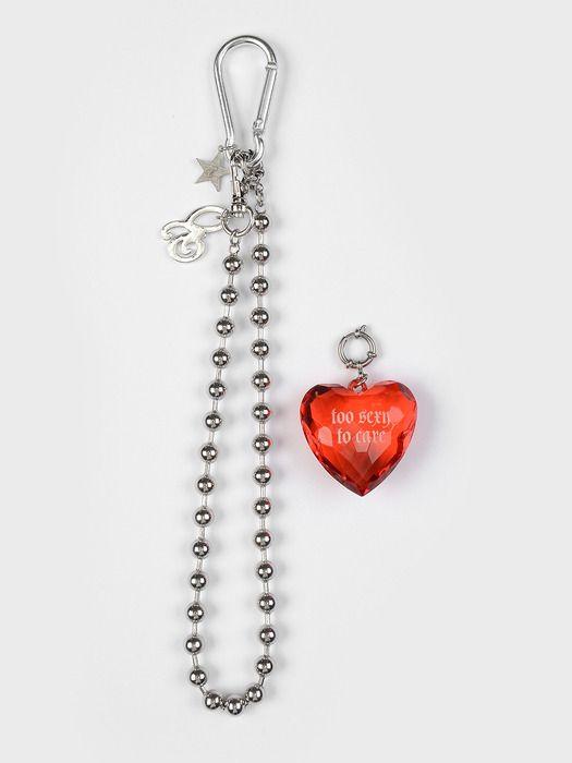 Eireve TOO!!XL HEART MULTI KEYCHAIN (RED)