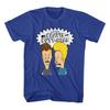 MTV Classic Cartoon Confused Beavis And Butthead & Logo Men's T Shirt