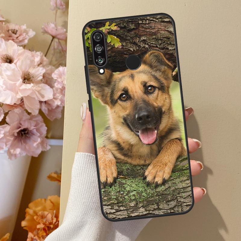 German Shepherd Dog For Huawei Nova 10 SE 9 3i 7i 8i 11i 12i Y73 Y90 Y70 Y72 Y61 Y91 P60 Pro P40 P30 Lite Case