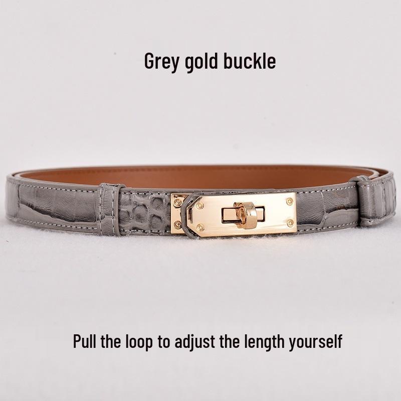 Versatile 2026 Leather Womens Belt For Denim Jeans Korean Fashion Style