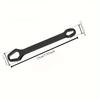 8 to 24 Black Multifunctional Double End Box Wrench Hexagon Double End Solid Wrench Screw and Nut Tool with Various Diameters
