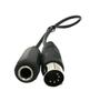 SinLoon 30cm MIDI DIN Male To Monopris TRS Stereo Audio Cable for MIDI Electric MIDI DIN Cable, 5-Pin 6.35mm (1/4") Keyboards, Synthesizers, Organs,