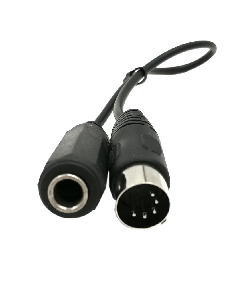 SinLoon 30cm MIDI DIN Male To Monopris TRS Stereo Audio Cable for MIDI Electric MIDI DIN Cable, 5-Pin 6.35mm (1/4") Keyboards, Synthesizers, Organs,