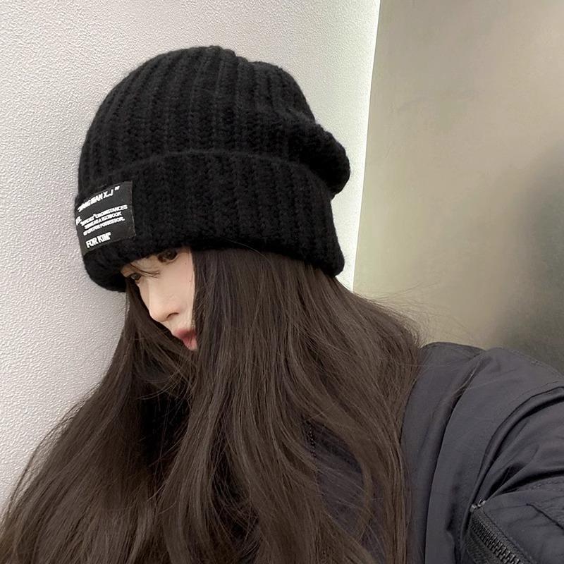 A Warm Thick Thread Knitted Hat That Looks Good on The Face  A Versatile Ear Protecting Headband and A Cool Hat for Men