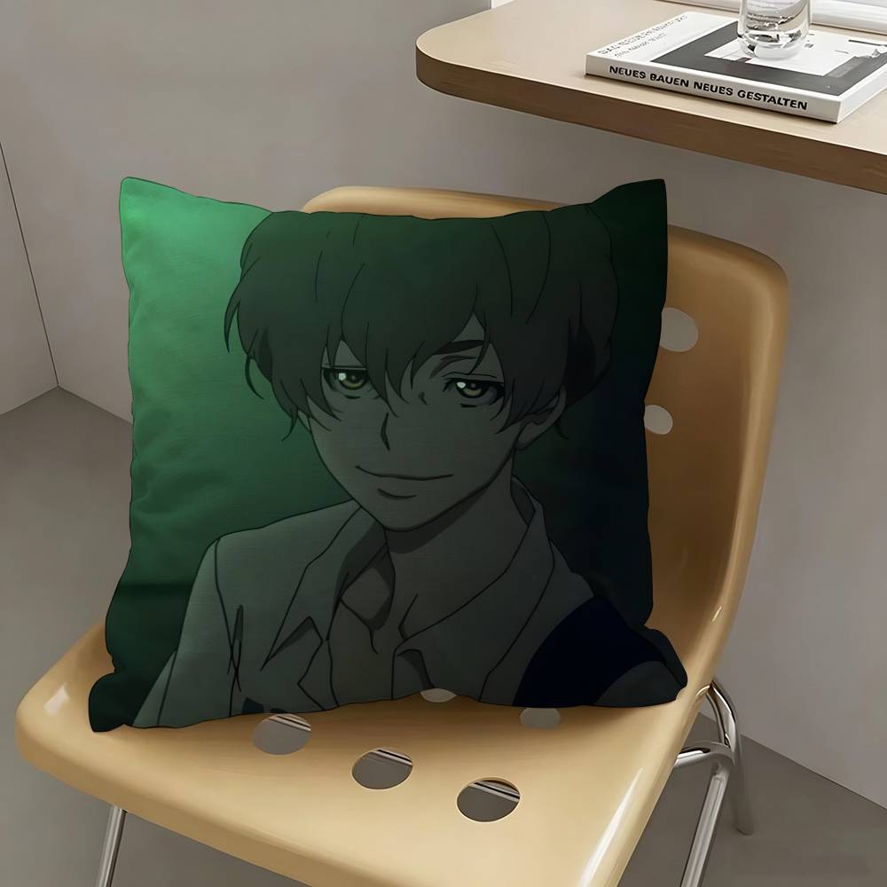 1pc Hisami Touji Terror In Resonance Pillow Case Fashion Square Pillowcase Bedroom Sofa Room Ins Decoration Leisure