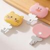 Bottle Opener Magnetic Fridge Sticker Pig Cat Shape Snack Sealing Clip Three In One Portable Magnetic Oral Liquid Bottle Opener