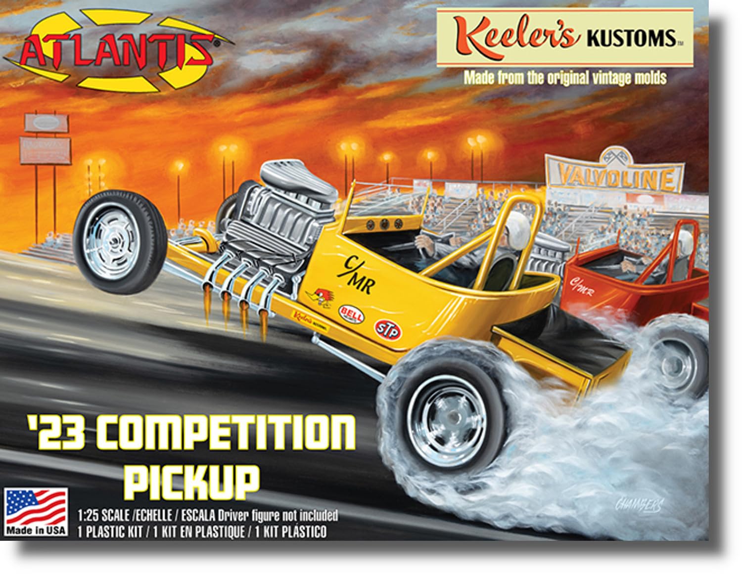 

Atlantis Model Custom Competition T Roadster Пикап Пластиковая модель ATLAMC13104 1/25 Keeler s (Машина)