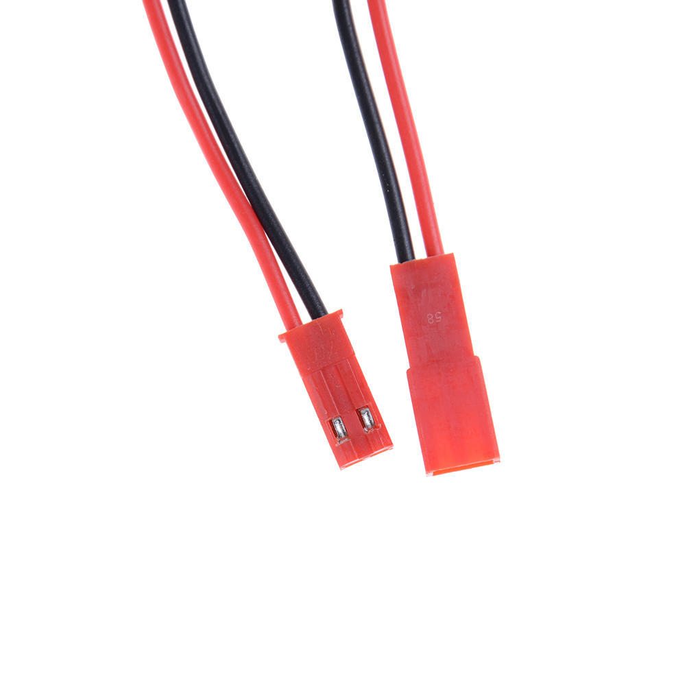 10Pair 2 Pin Jst 100Mm Pitch 2.54Mm Male And Female Wire Connector Plug Cable