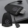 1pcs Large Capacity Key Case Cover Soft PU Leather Prevents Key Loss and Scratches Suitable For Mercedes Benz B/C/E/S Clase