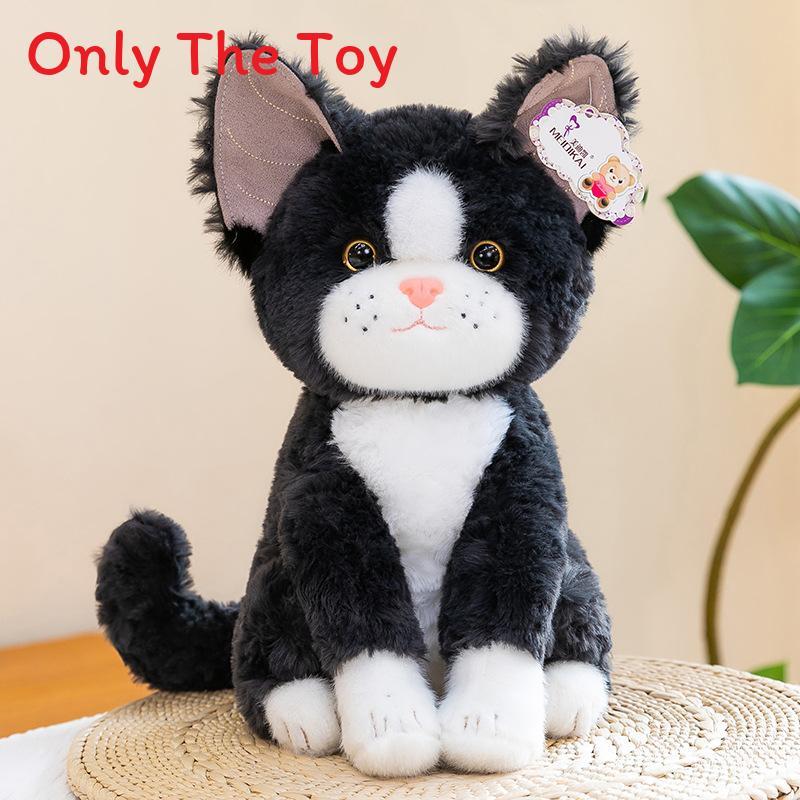Super Cute Cat Cartoon Plush Doll With Pp Cotton Filling For Birthday Gift And Collection