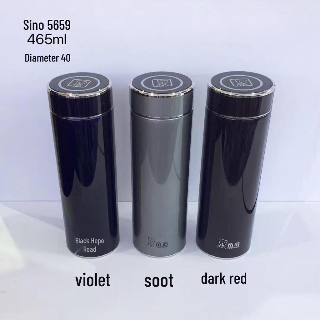 Xinuo Vacuum Insulated Water Bottle with Filter, Stylish for Men & Women - Perfect for Office, Car, Home.