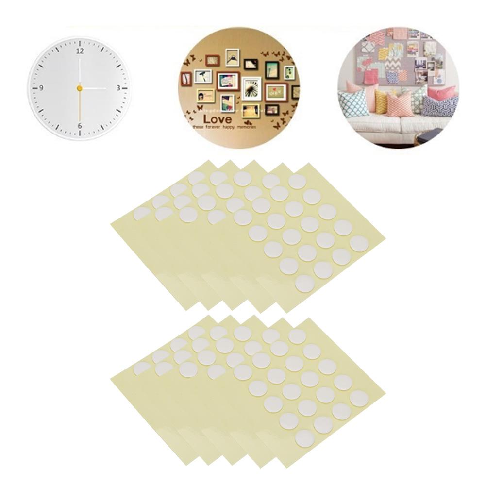 200 Stück Transparente Runde Doppelseitige Klebebandaufkleber Starke Klebekraft Aufkleber Nagelkunst 10mm