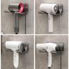 Saving Wall-Mounted Hair Dryer Organizer Storage Shelves Hook Storage Bracket Hair Dryer Holder