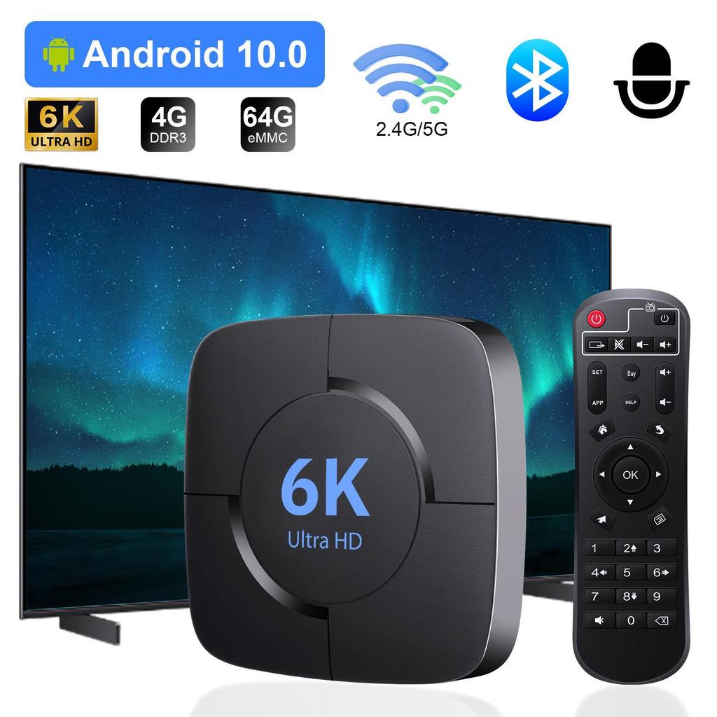 Cross6k HD Network TV Box with Screen Mirroring