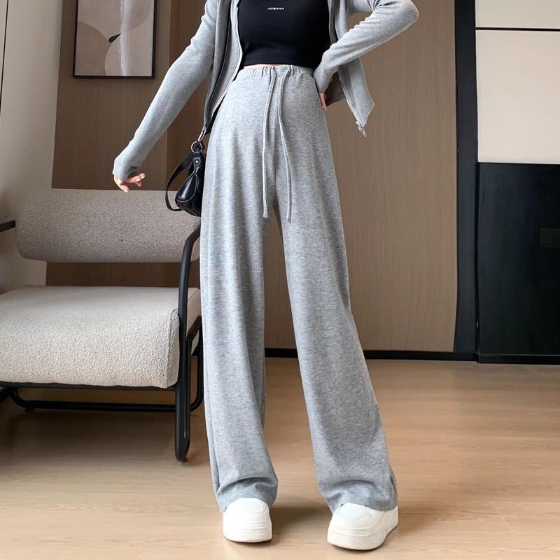 Maternity Pants Spring and Summer Wear Wide-leg Pants Do Not Restrain the Stomach Without Support Floor Pants Small Maternity Clothes Spring Clothes
