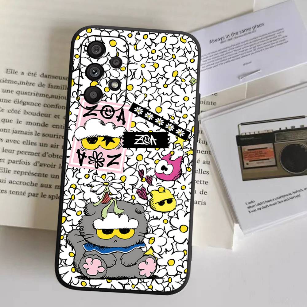 Z-Zoa Cat Fashion Phone Case For Samsung A 52 53 21 32 13 12 71 31 51 40 72 73 70 22 42 50 30 20 21 Shell