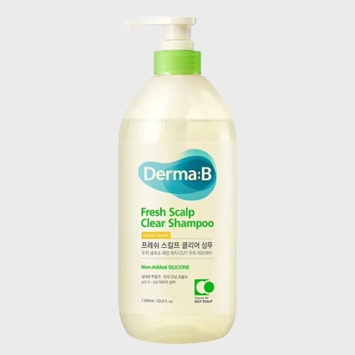Dermabee Fresh Scalp Clear Shampoo (Floral Green) 1000ml