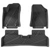 Smabee for Hyundai Kona EV (European Version Only) 2023 2024 TPE 3D Floor Mats Cargo Liner Trunk Pad All Weather Black Carpet