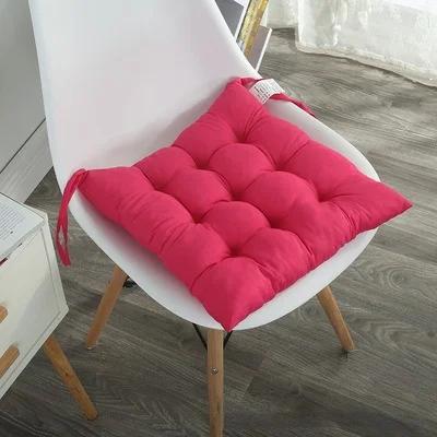Thicken Sanded Cushion Chair Cushion Restaurant Kitchen Office Decoration Computer Cushion Tied To The Seat Chair Decoration