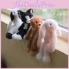 Rabbit Cute Cat Bear Magnetic Cartoon Plush Kid Toy For Decoration Desktop