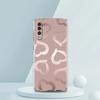 Gold Rose Love Heart Phone Case For Samsung A16 A14 A12 A22 A32 5G A34 A42 A52 A54 A50 A70 A30 A40 A20E A10S A02S A04S A06 Cover
