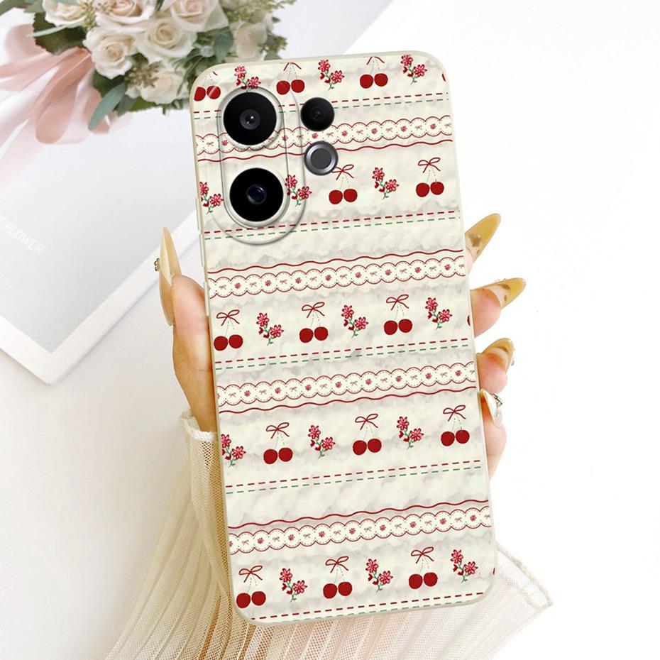 Cute Printed Phone Case For Vivo V60 / V60 Lite 4G 5G Soft Silicone Shockproof Cases For Vivo V 60 V60lite Covers Bumpers