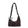 Retro Leopard Print Tote Bag for Women Autumn and Winter New Large Capacity Messenger Shoulder Bag