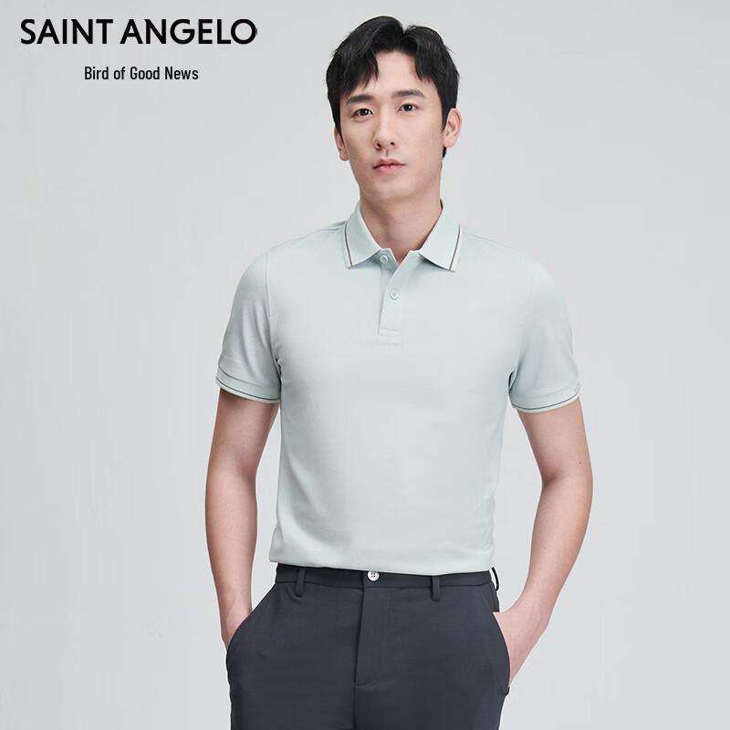Baoxiniao Men s Casual Short Sleeve Lapel Polo Shirt 2XL