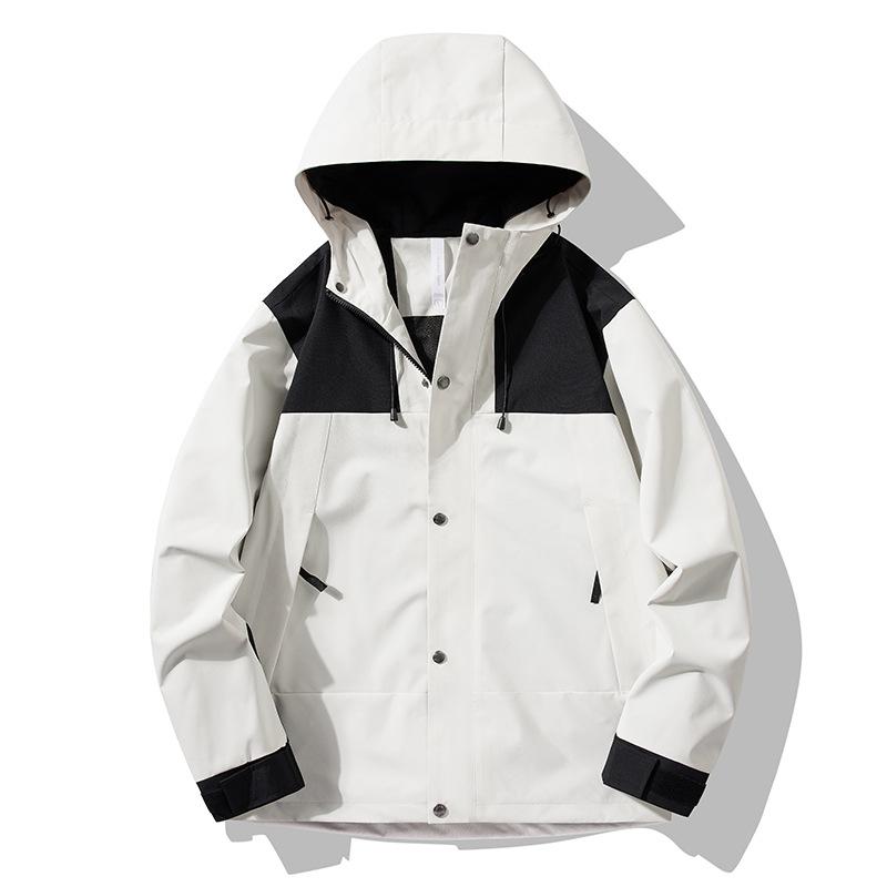 Outdoor Single-layer Assault Jacket Three-proof Mountain Series Color Matching Clothes Spring and Autumn Windproof Soft Shell Jacket for Men and Women