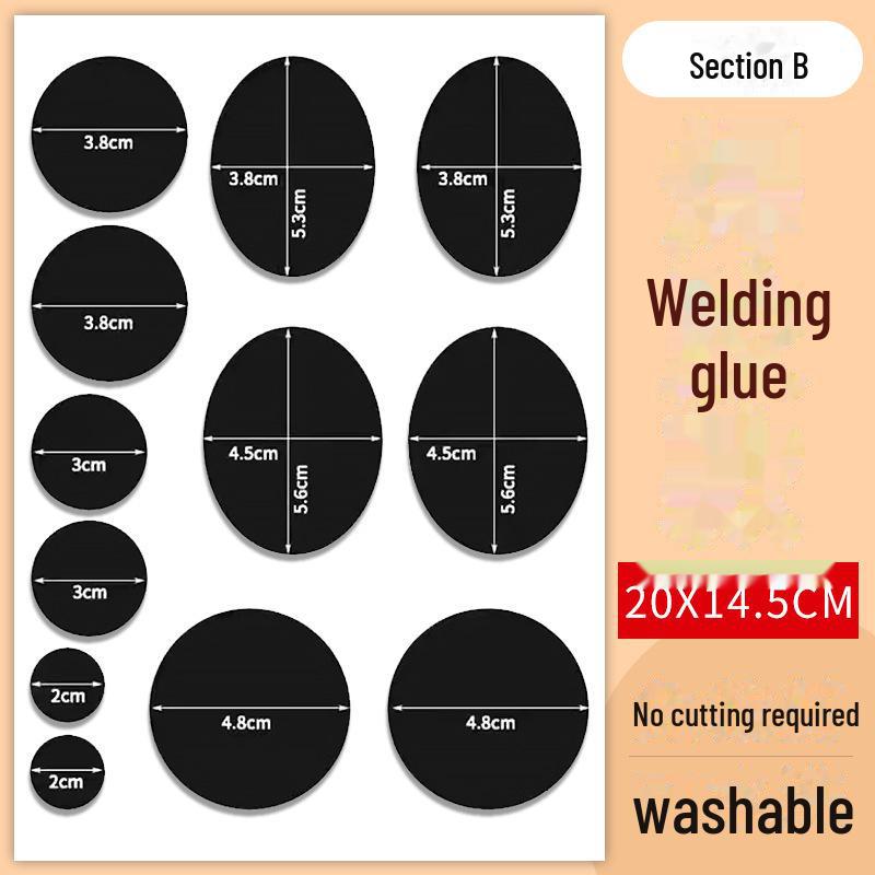 Autocolante cu patch-uri colorate cu desene animate: Reparații autoadezive, fără cusături, fără cusături pentru jachete și haine