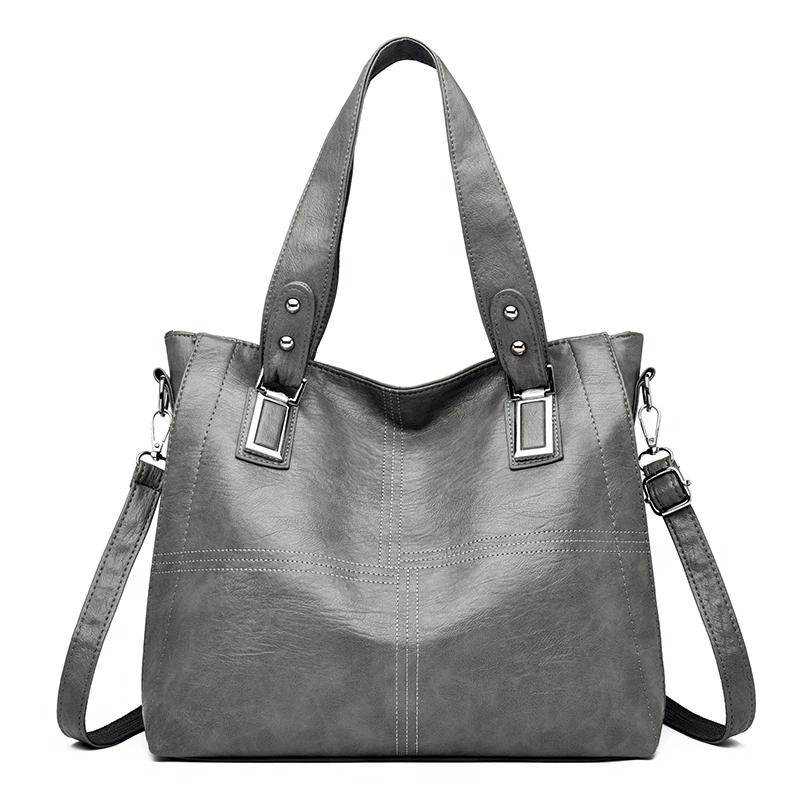 

Роскошная женская сумка из мягкой кожи известного бренда, большая вместительная сумка-тоут, женские сумки через плечо