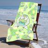 proof beach towel with a Sanrio3 pattern - soft,absorbent,quick-drying,machine washable - perfect for swimming,camping,bathing
