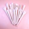 26dílná sada růžových štětců na make-up: Make-up, Tvářenka, Oční stíny, Korektor a Blendovací nástroje