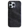 For iPhone 16 Pro Max Case Jeans Cloth Texture PU Leather+PET Back Cover