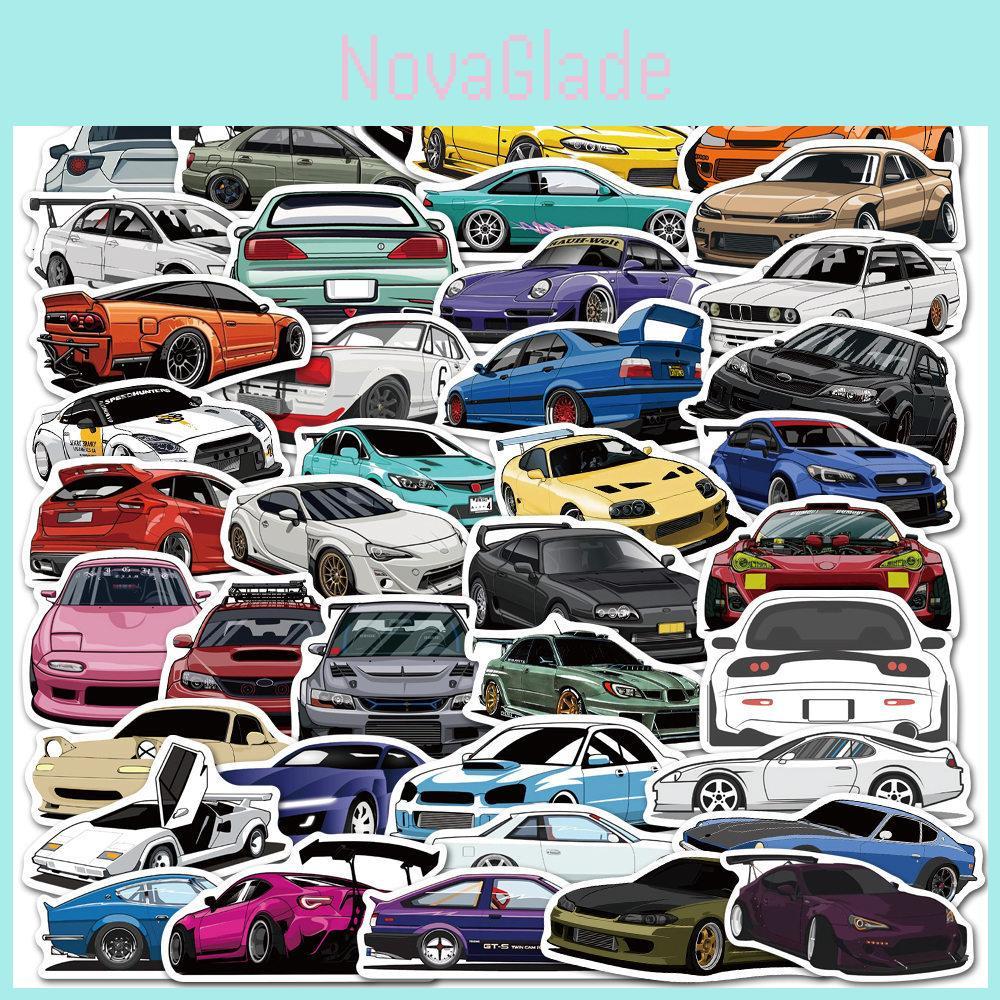 Colorful Cartoon Car Sticker Set Waterproof Decals For Cars Motorcycles Skateboards And Luggage Pack Of 100