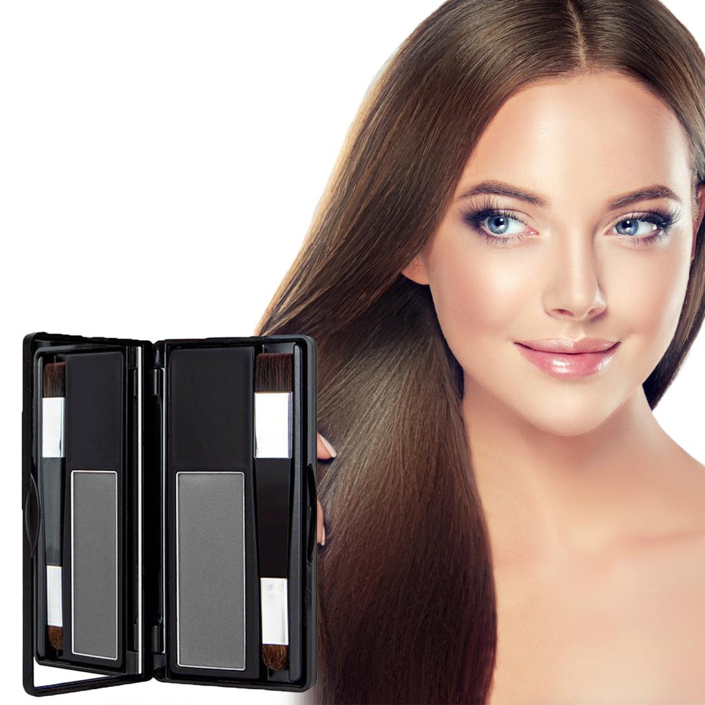 8G Hairline Cream with Mirror Brush Waterproof Sweat-proof Root Touch Up Hair Powder Men Women Instantly Thin Hair Eyebrow Beard Line